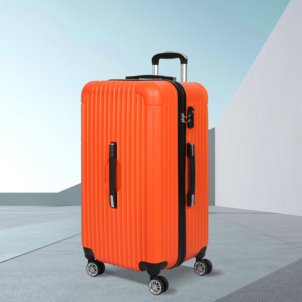 Slimbridge 28"Trunk Luggage Travel Suitcase Orange 28 inch-1942352945500786695