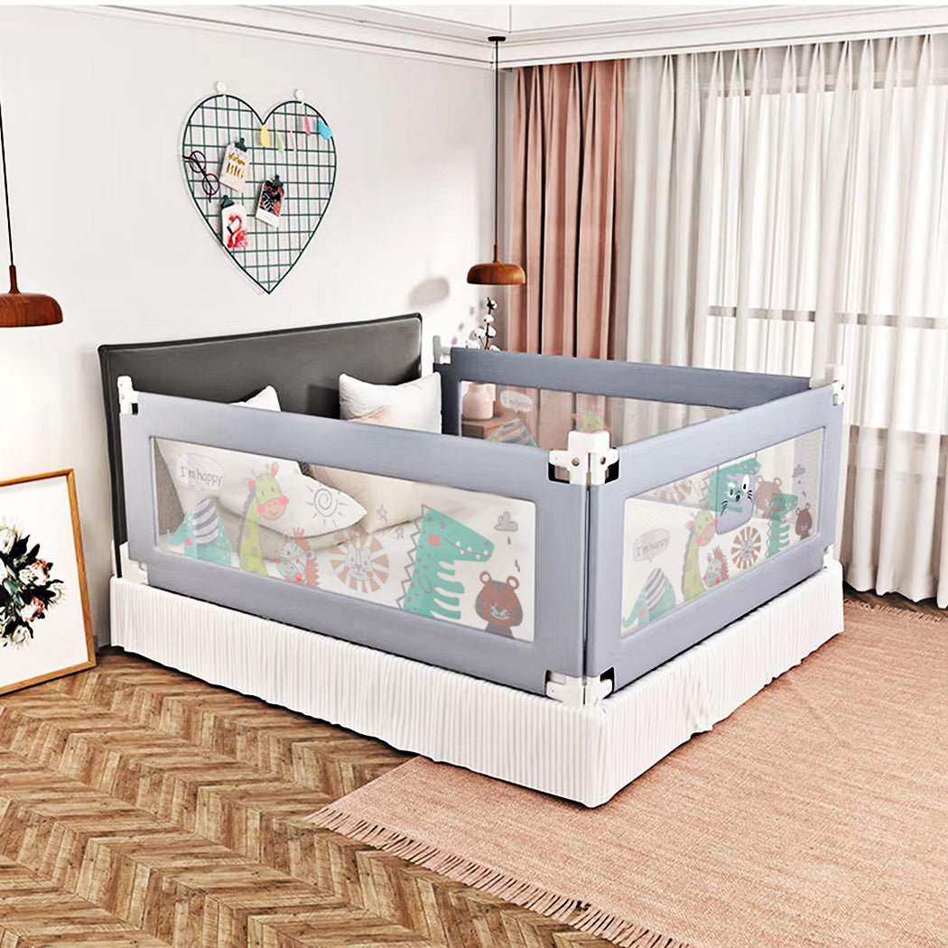Bopeep Kids Baby Safety Bed Rail Guard Single-1910113155506376711