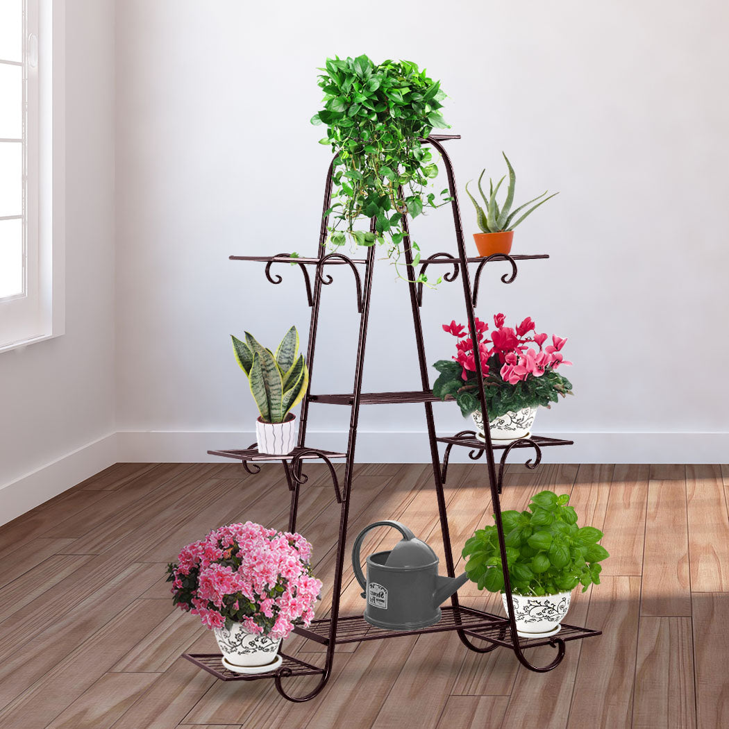 Levede Plant Stand Outdoor Indoor Metal Bronze-1942353739906158599