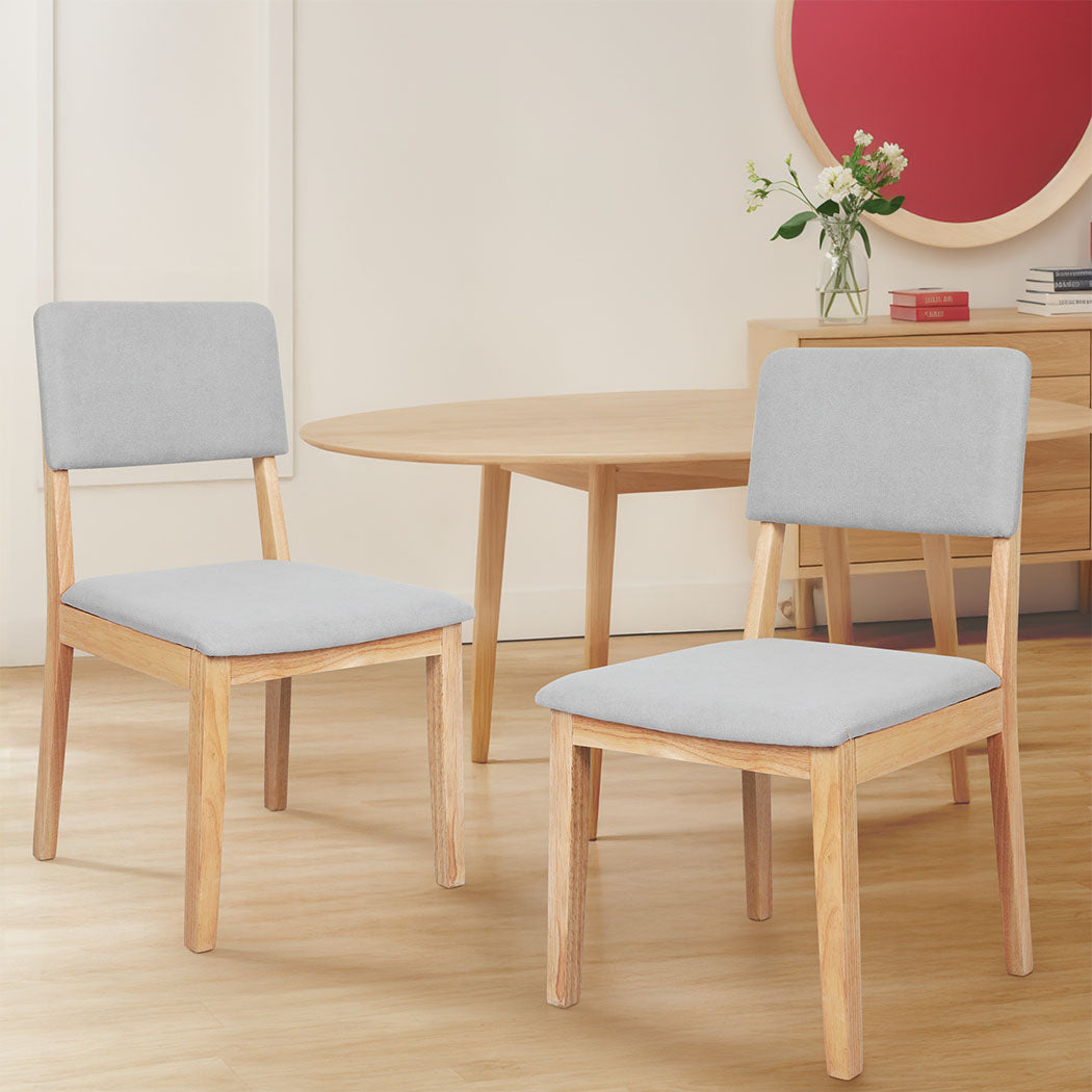 Levede 2x Dining Chair Armless Upholstered Seat-1937319813810622471