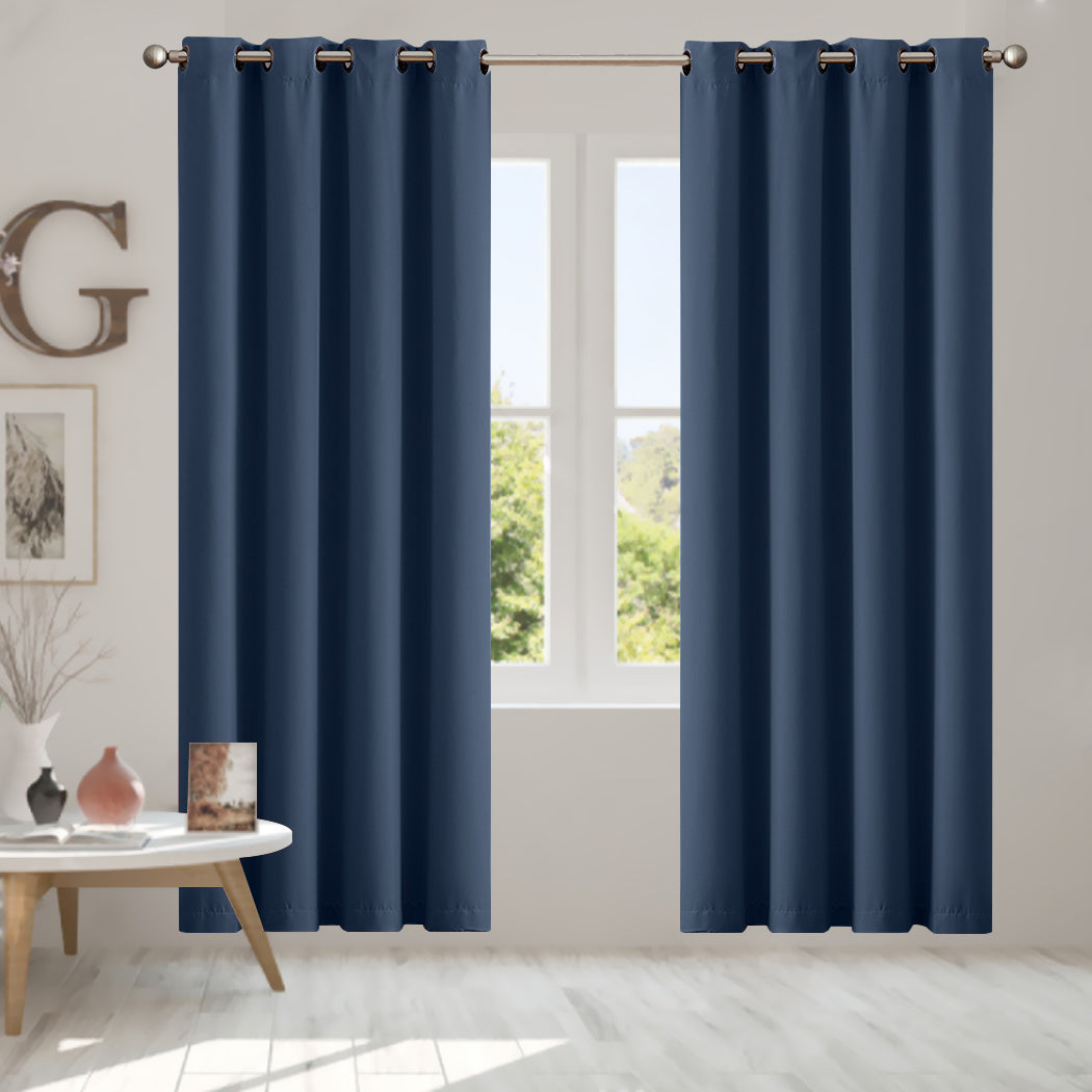 2x Blockout Curtains Panels 3 Layers-1942353380575940614