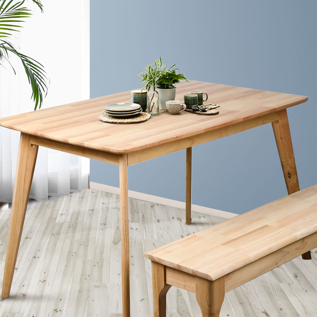 Levede Dining Sets 1XTable+1XBench Chair-1910113304207036423