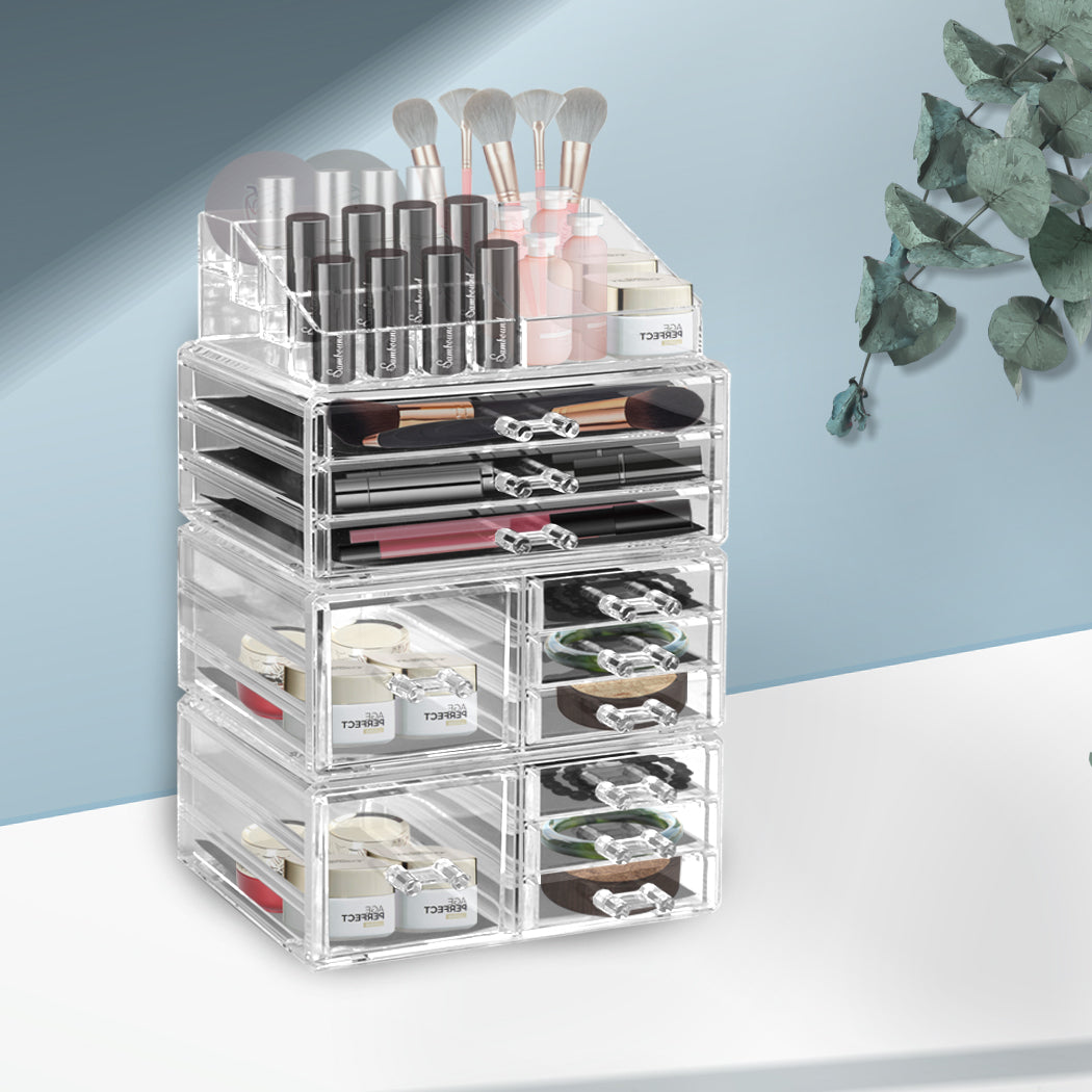 11 Drawers Clear Acrylic Boxes Cosmetic-1942353177823285255
