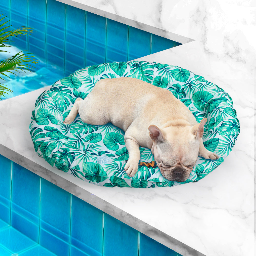 PaWz Pet Cool Gel Mat Cat Bed Dog Bolster M Medium-1942353929962655751