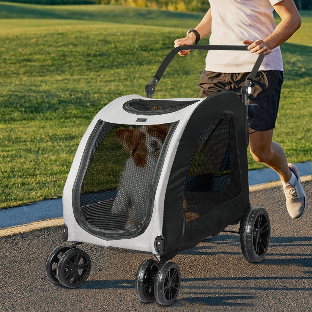 PaWz Pet Dog Stroller Pram Carrier Cat-1942352821848510471