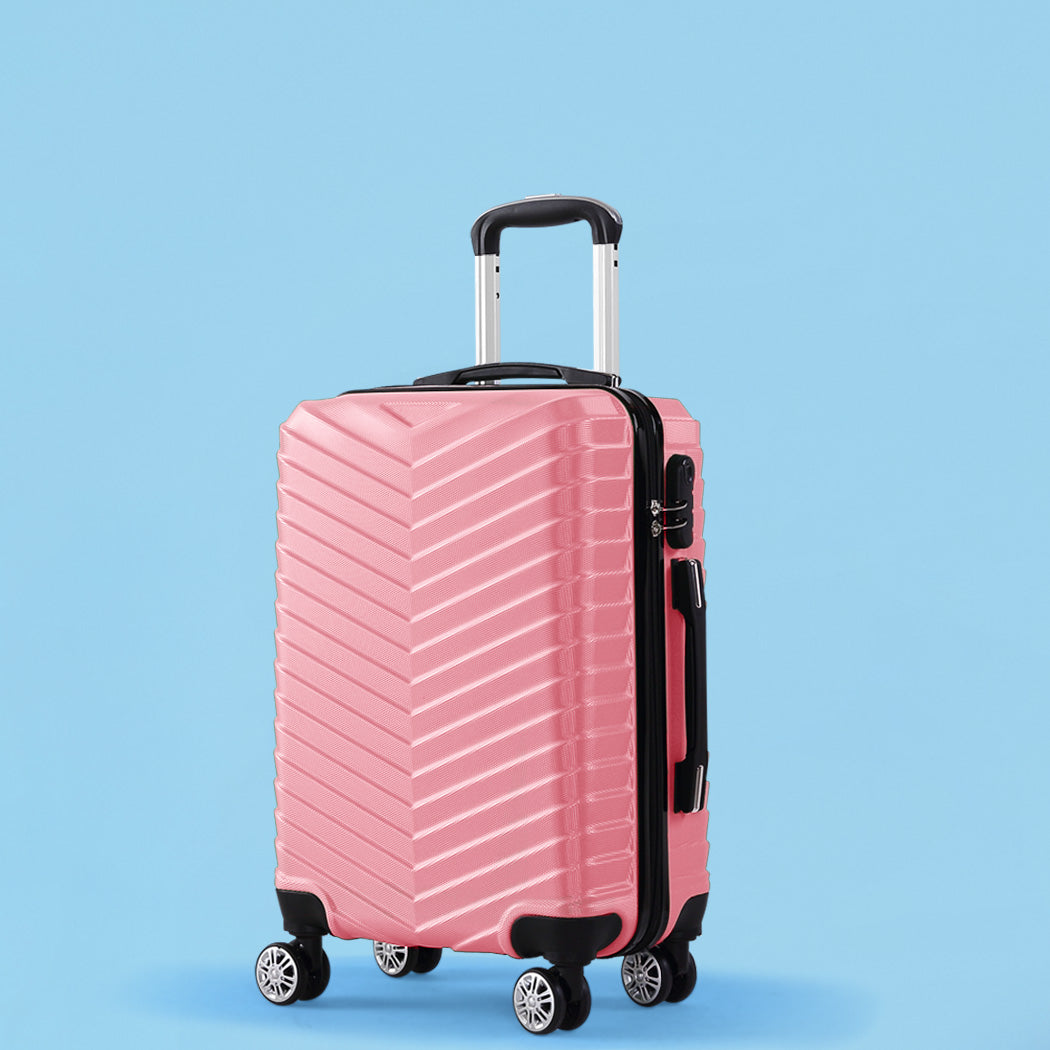 Slimbridge 24 uggage Suitcase Travel Rose Gold 24 inch-1942352929218498567