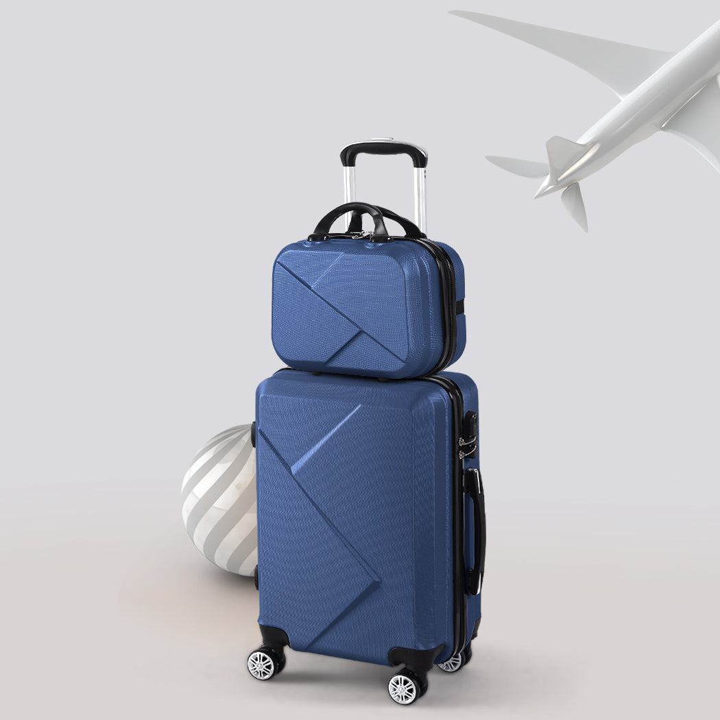 Slimbridge 2pcs 20"Travel Luggage Set Novy-1942352932141928455