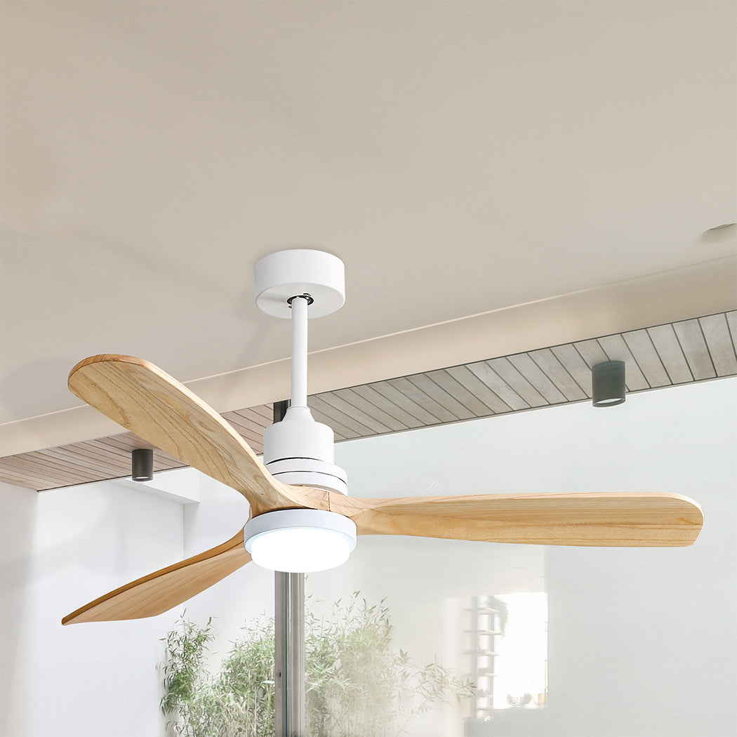 Spector Ceiling Fan 52'' DC Motor Wood Natural-2006733155582742535
