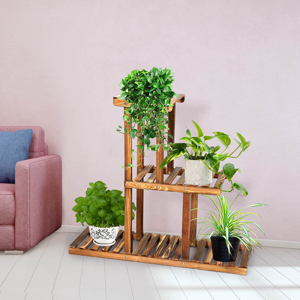 Levede 3-Tier Plant Stand Wood Wooden-1942353760823152647