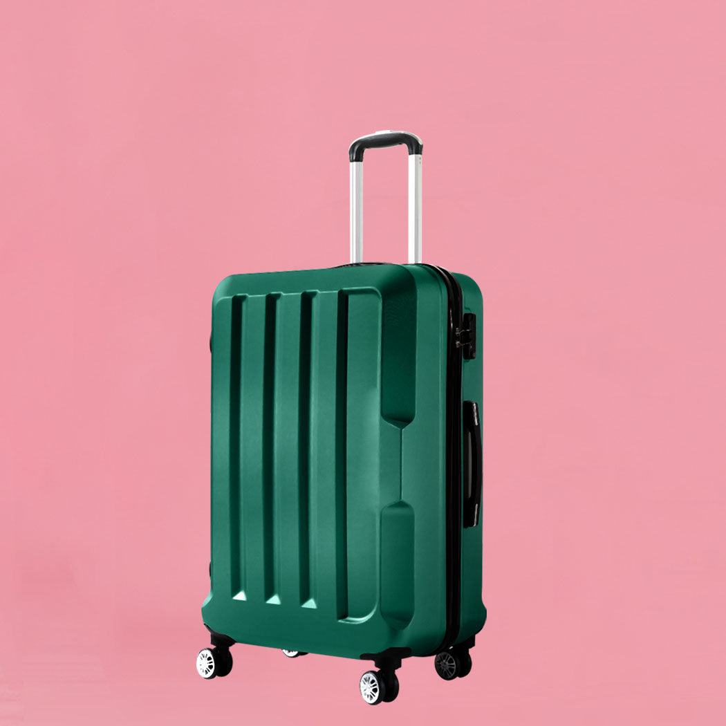 Slimbridge 24" Travel Luggage Lightweight Green 24 inch-1942352926769025031
