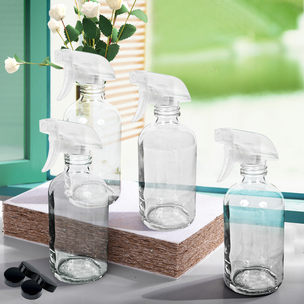 6x 500ml Clear Glass Spray Bottles Trigger-1942353283024818183