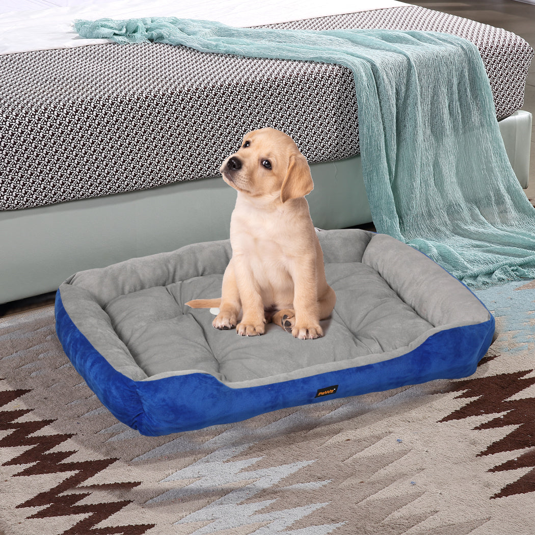 PaWz Pet Bed Dog Beds Bedding Mattress M Navy Medium-1942353041797812231