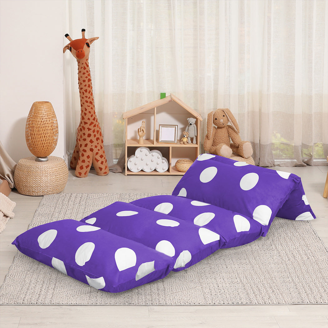 Dreamz Foldable Mattress Kids Pillow Purple Large-1910112947020107783