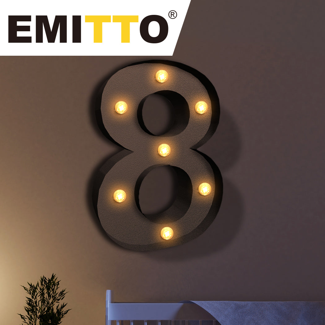 LED Metal Number Lights Free Standing-1942353642350841863