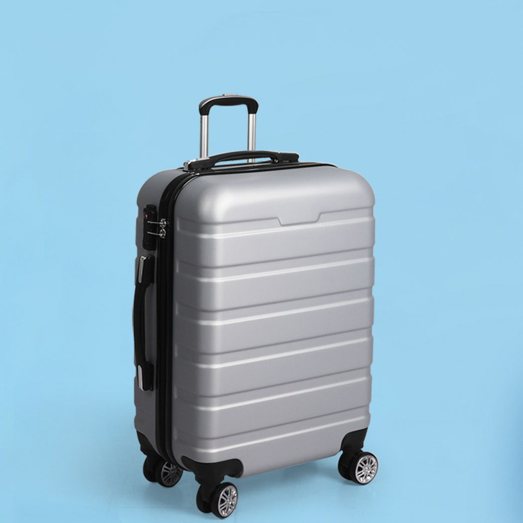 Slimbridge 28" Luggage Case Suitcase Silver 28 inch-1942352940295655431