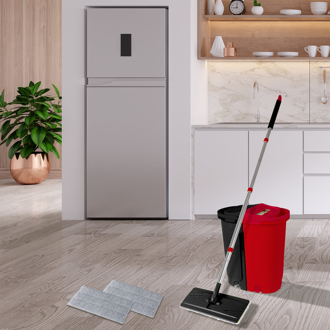 Cleanflo Flat Mop Bucket Cleaner Stainless Black-1942353180545388551