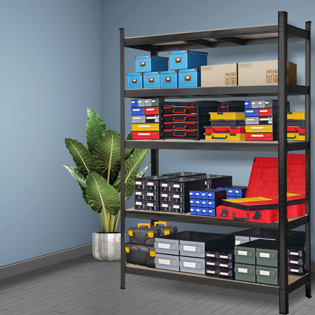 Traderight Warehouse Shelving Shelves Black-1942353234542858247