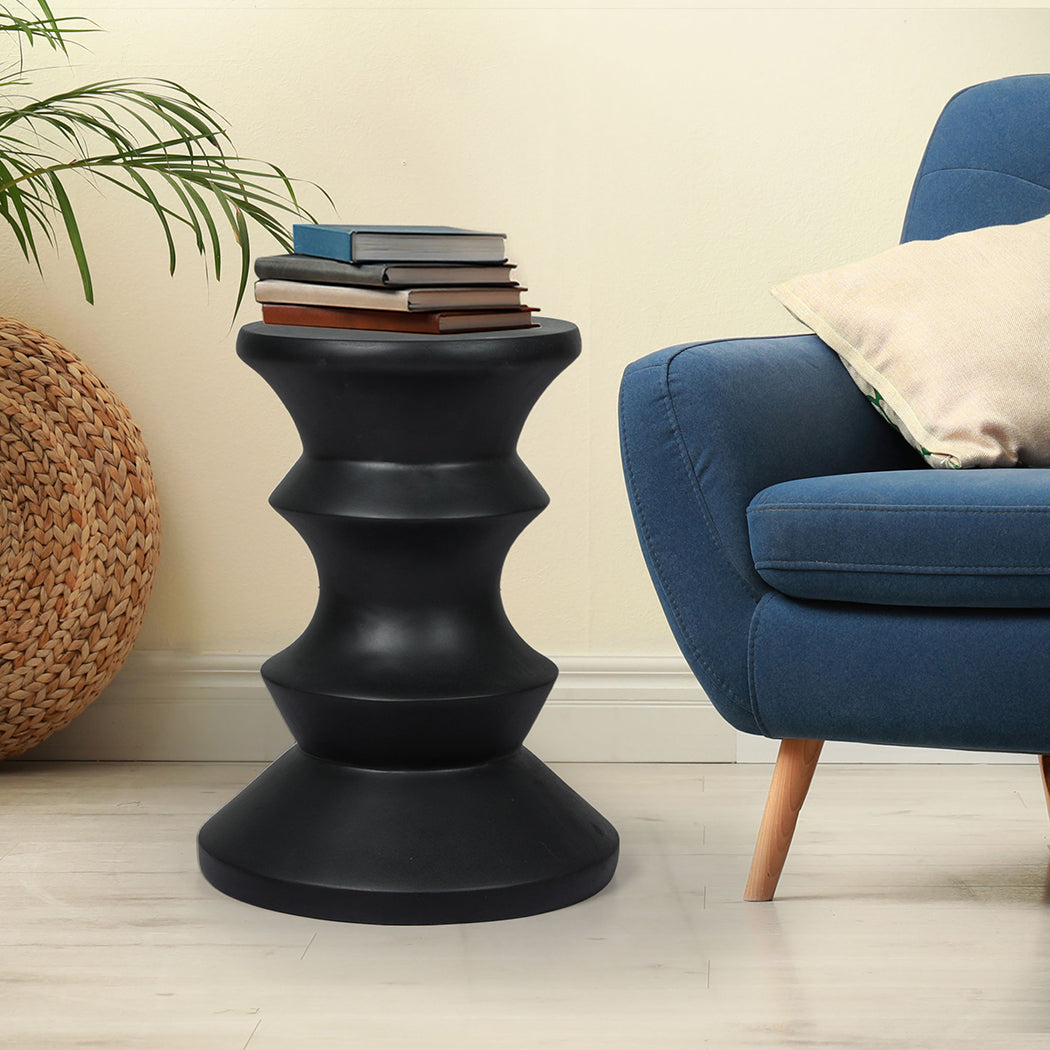 Levede Side Table Retro Terrazzo Round-1910113294274924551