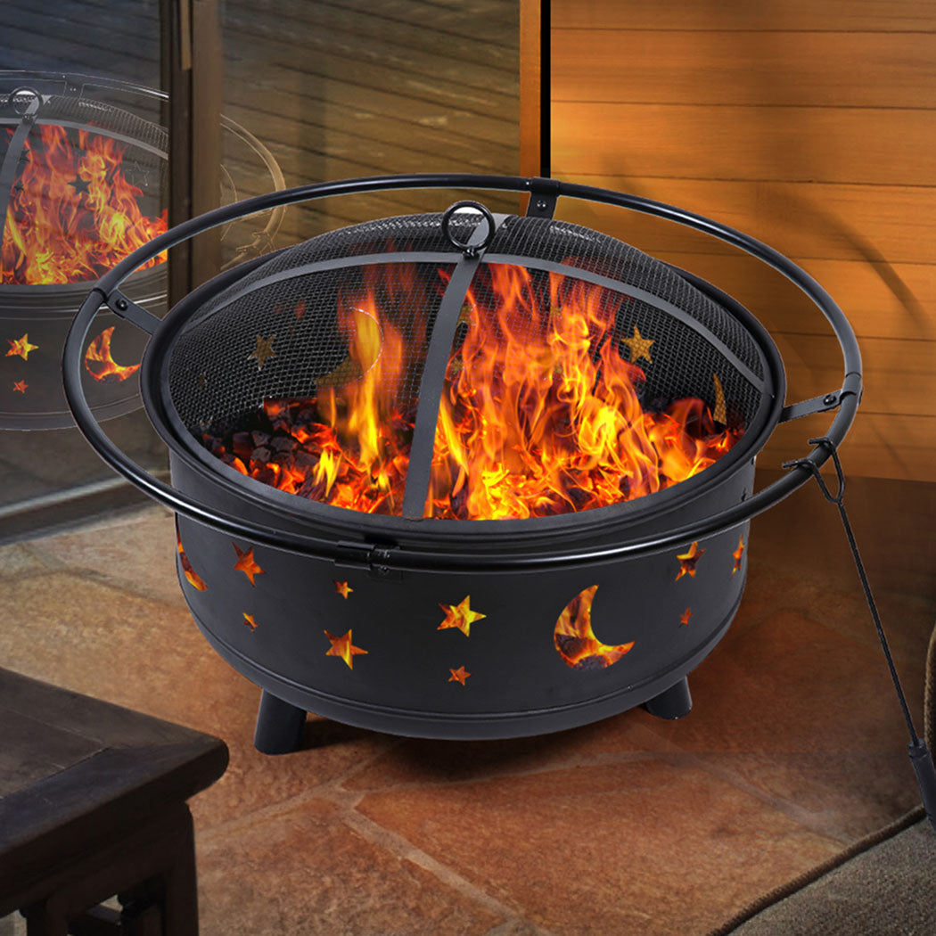 Fire Pit BBQ Grill Pits Outdoor Fireplace-1942353056884723717