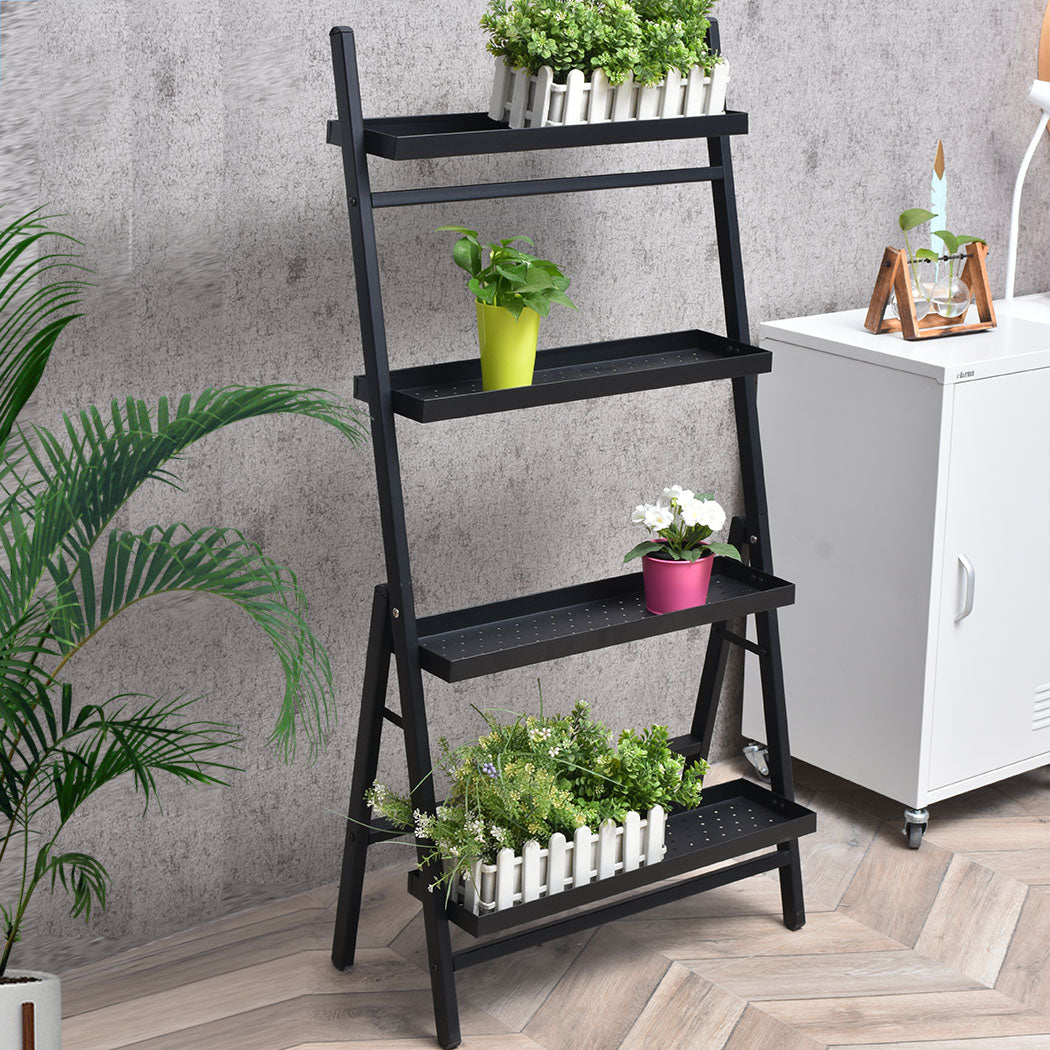 Levede 4-Tier Plant Stand Outdoor Indoor-1942353102933987334