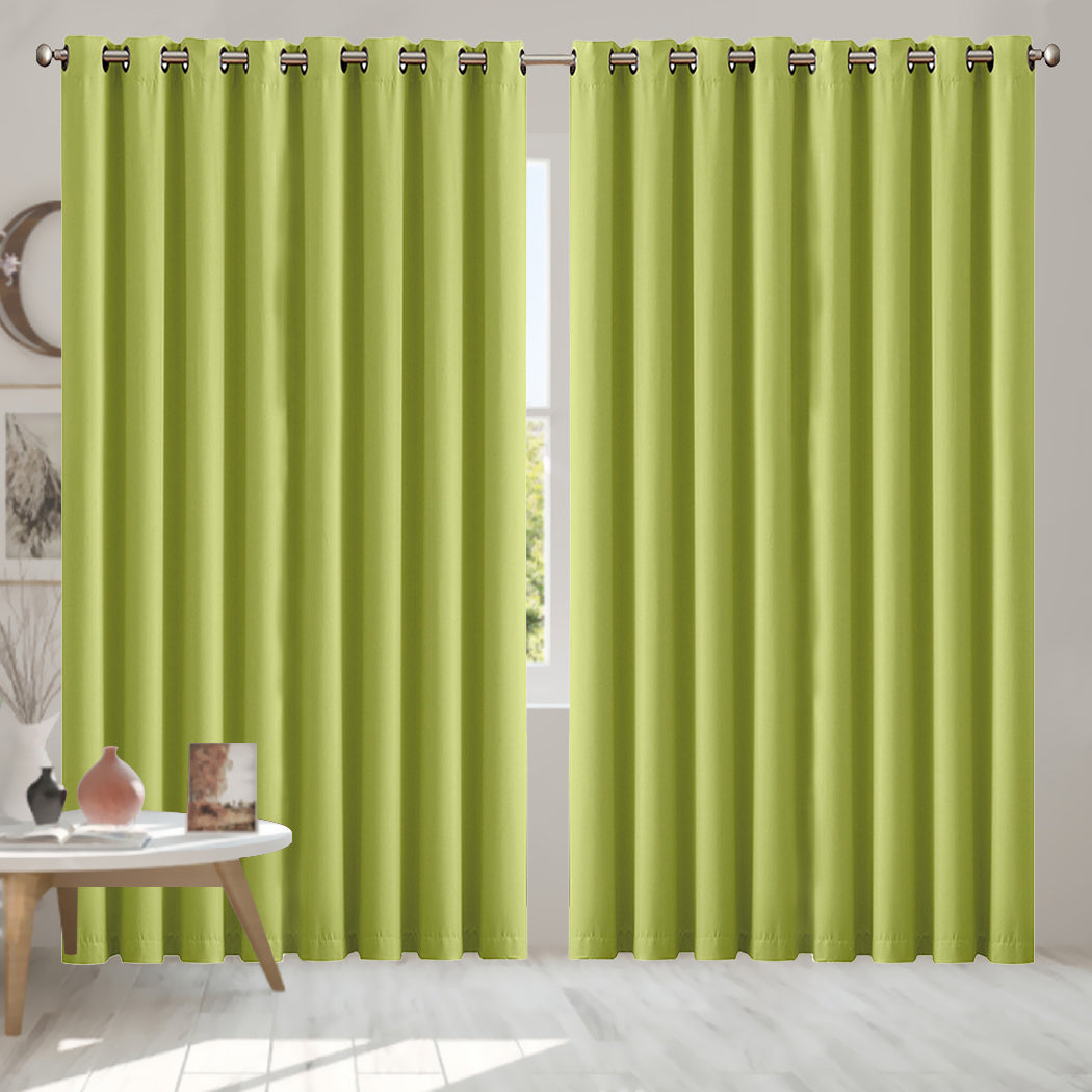 2x Blockout Curtains Panels 3 Layers-1942353385533607942