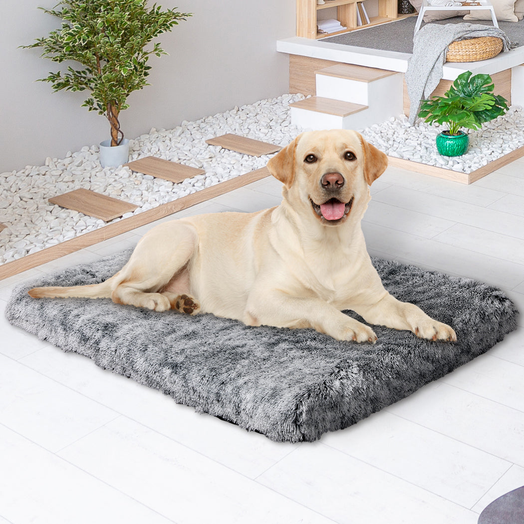 PaWz Dog Mat Pet Calming Bed Memory L Charcoal Large-1942352739585626119