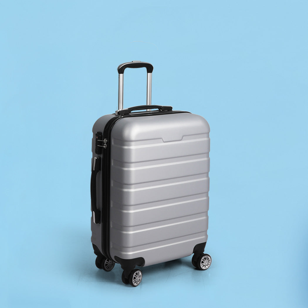 Slimbridge 24" Luggage Case Suitcase Silver 24 inch-1942352938710208519