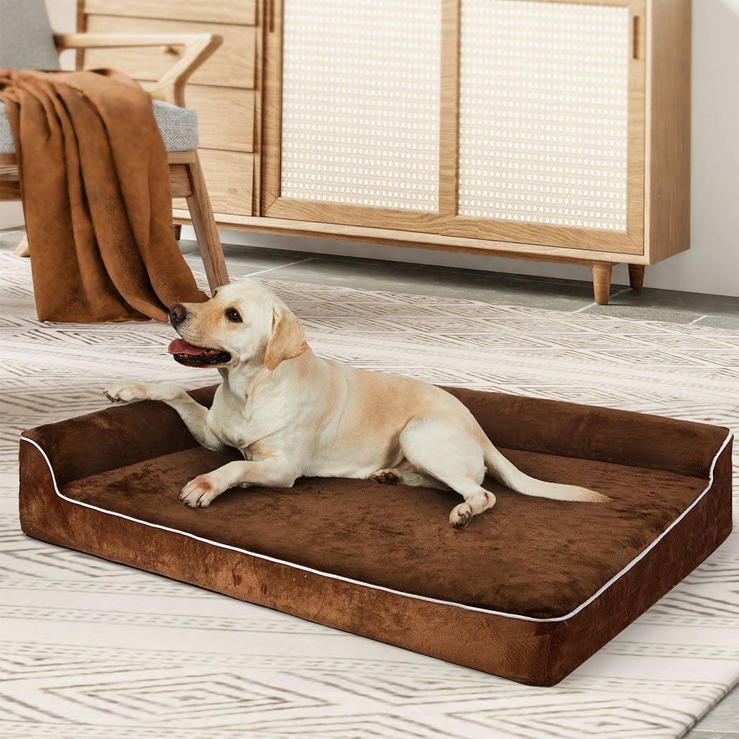 Pawz Orthopedic Dog Bed XXL Coffee-1942353669949362183