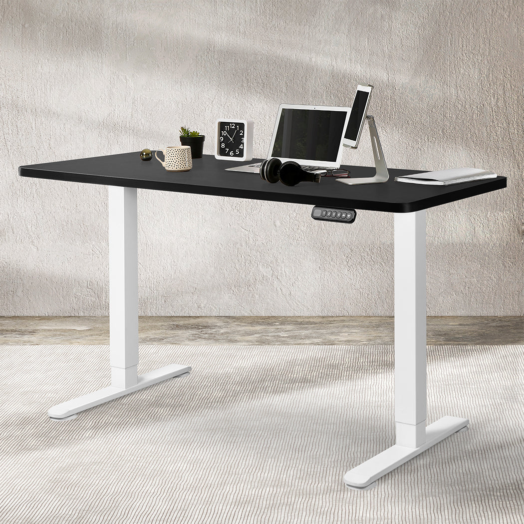 Levede Motorised Standing Desk Adjustable 120cm Black 800x 1.5MM-1919892939971104775
