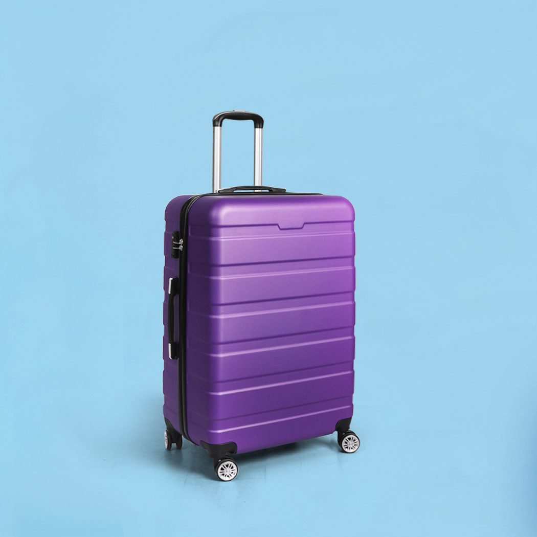 Slimbridge 24" Luggage Case Suitcase Purple 24 inch-1942352938328526855