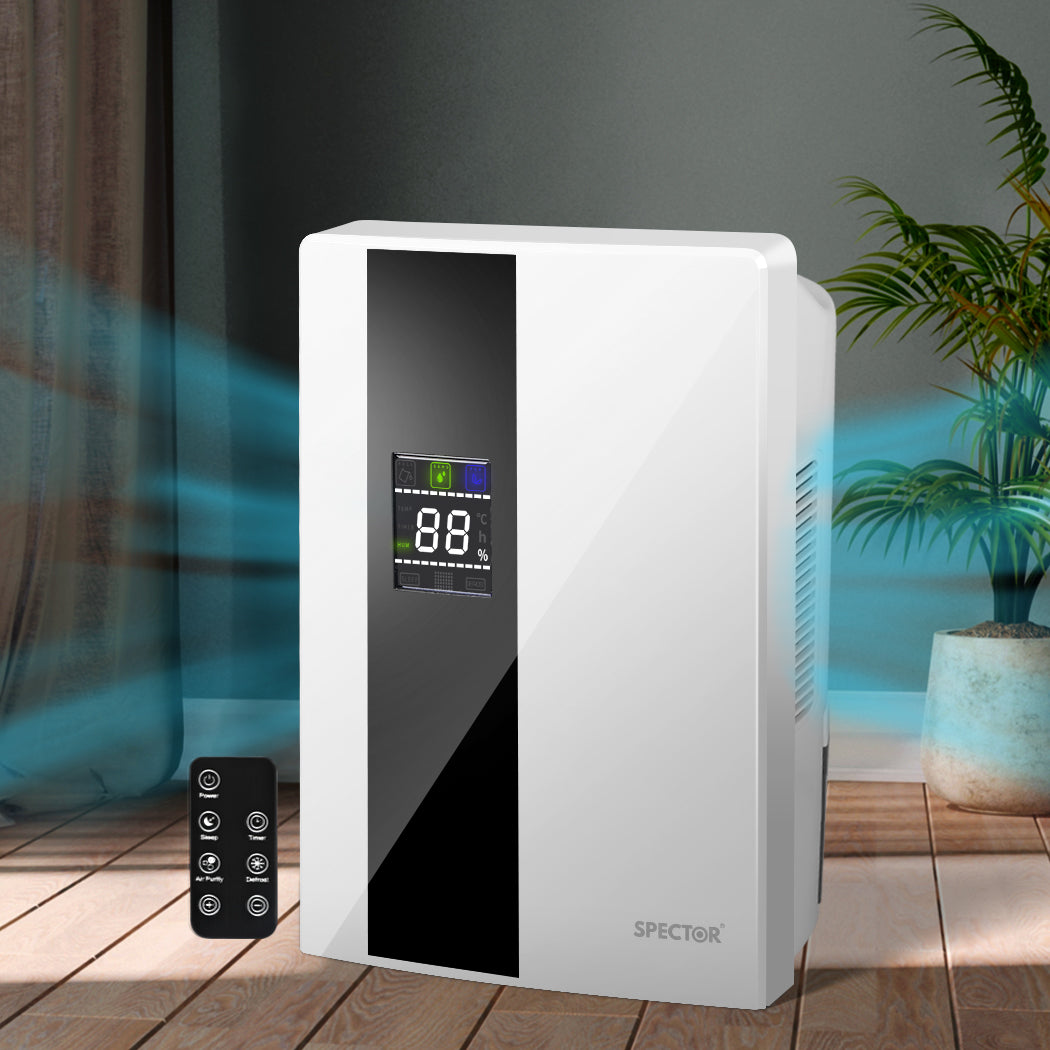 Spector Dehumidifier Air Purifier 2200ml White-2006733305608802311