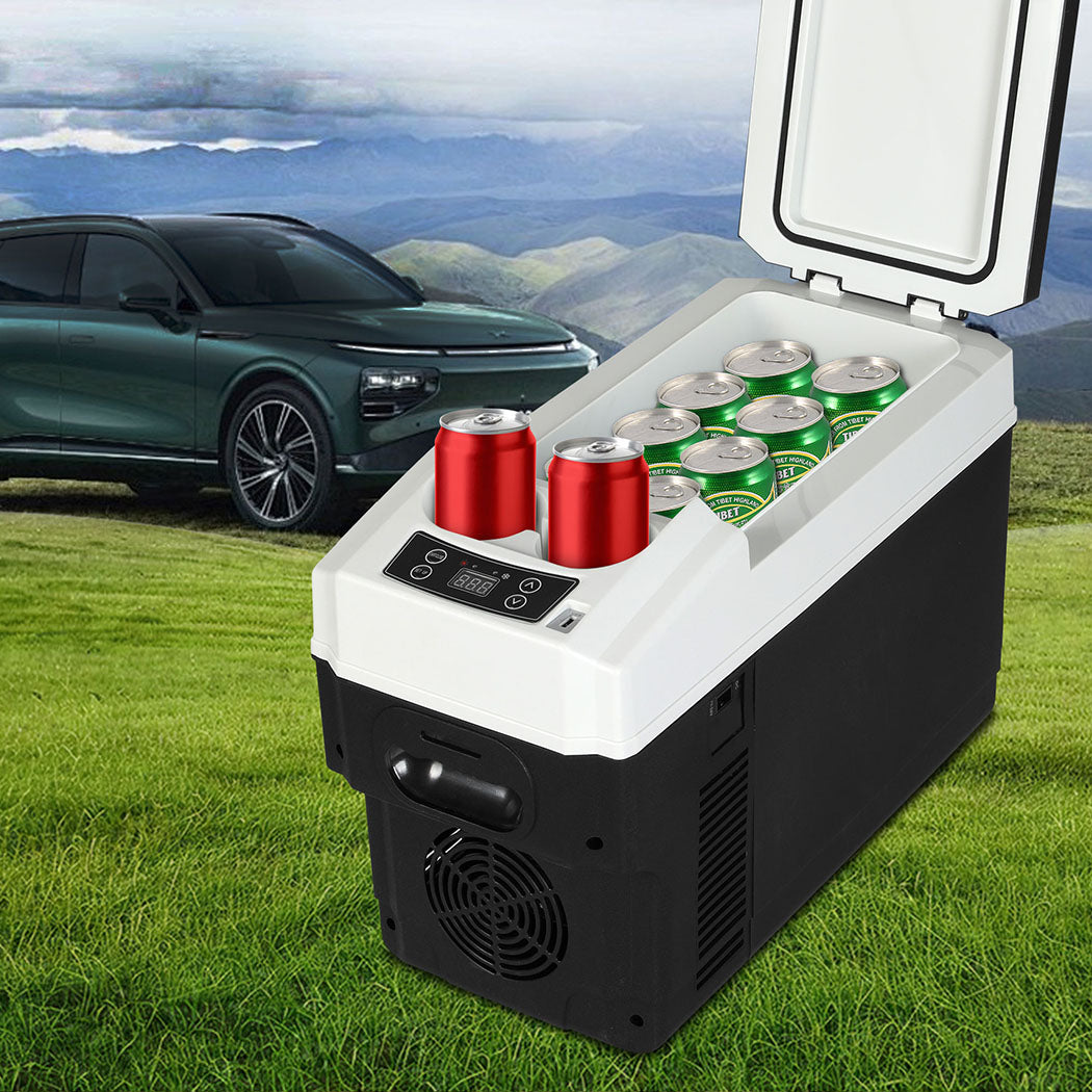 Spector Portable Car Fridge 12V Mini Refrigerator Freezer Camping Travel Cooler-1942353636445261831