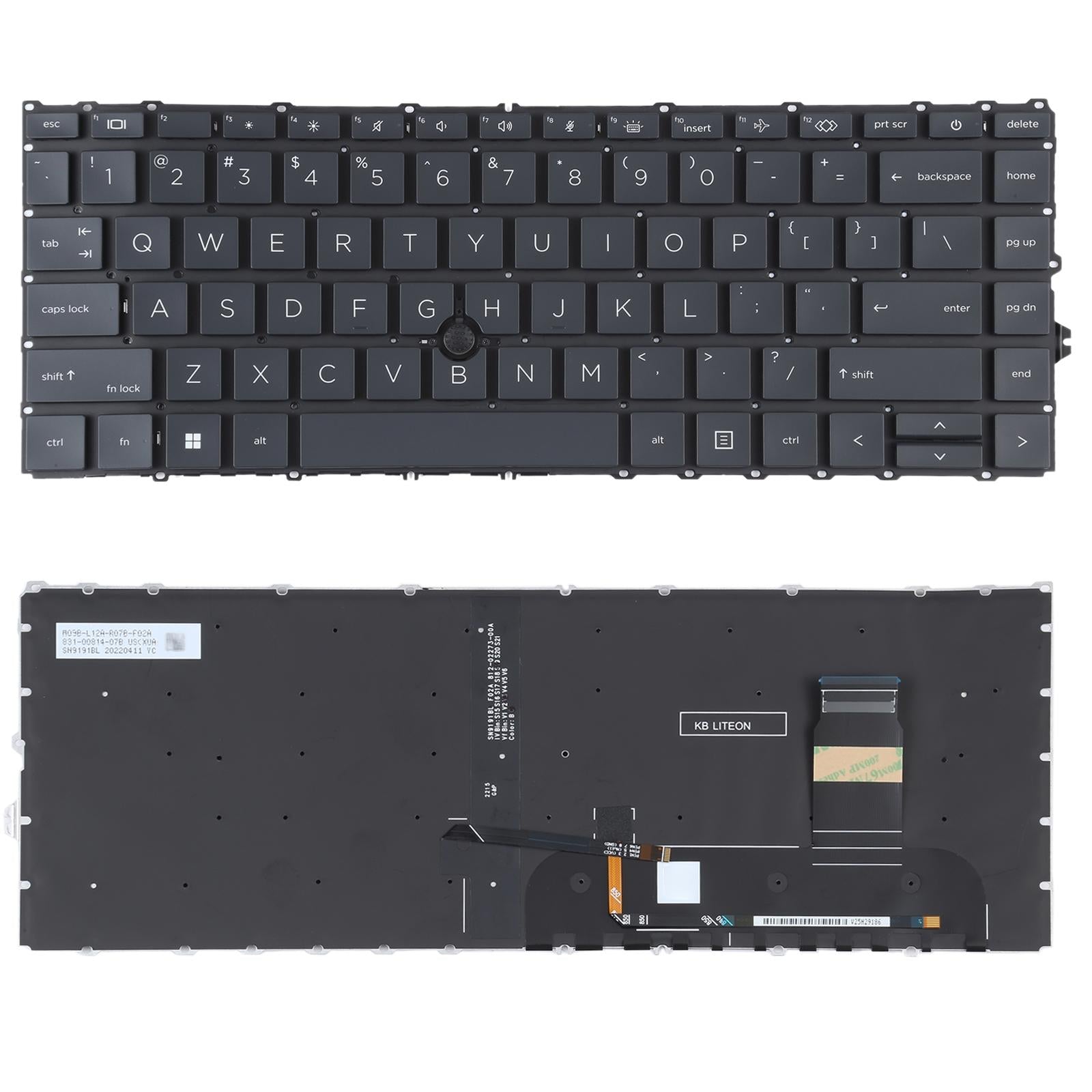 Hp Elitebook Keyboard With Backlight And Pointing Stick - Us Version-1915197745342320645