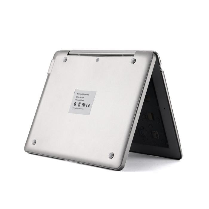 Aluminum Bluetooth Keyboard Tablet Case For Ipad 4 / 3 / 2 - Silver-1915196598778990594