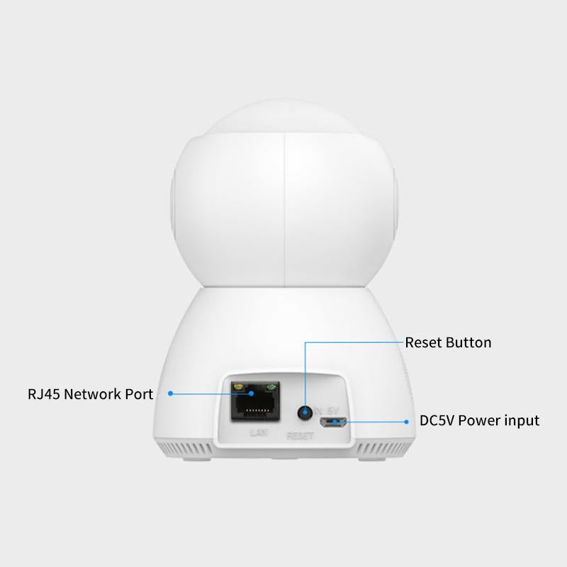 Smart Wifi Security Camera With Pan-Tilt 3.0Mp Tf Card Two-Way Audio Motion Detection Night Vision-1915196616202129416