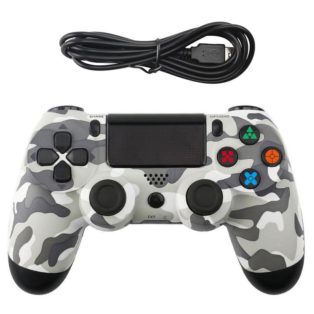 Snowflake Camo Wired Gamepad For Ps4 - Button Controller-1915197400411148292