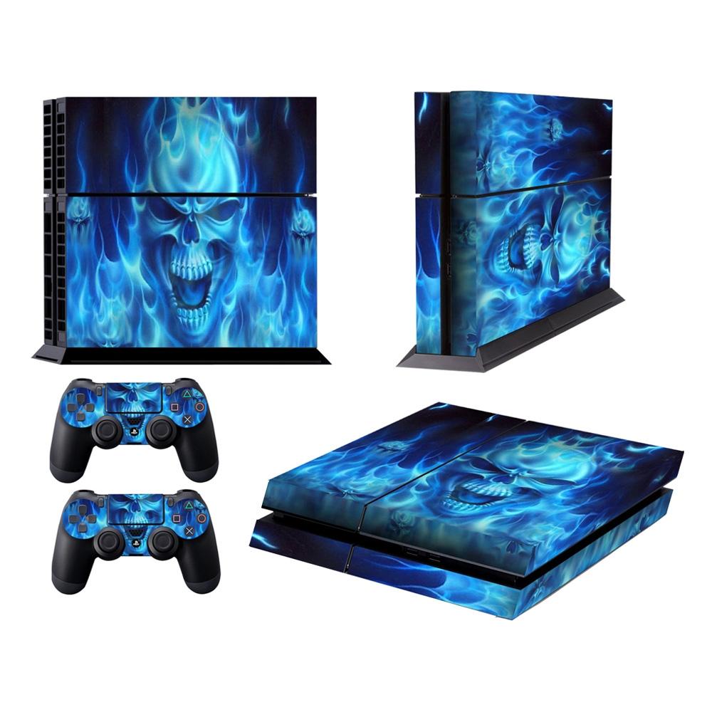 Stylish Protective Film For Sony Ps4 - Dokuro Pattern-1915198064784707585