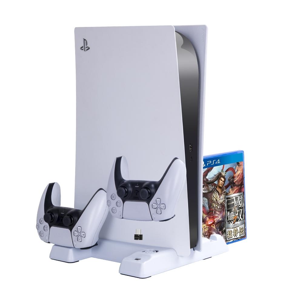 Multi-Function Ps5 Stand With Game Disc Storage-1915197588290801668