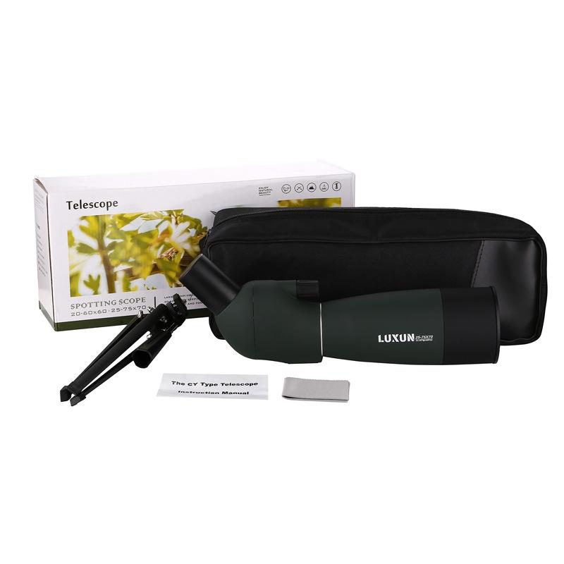 High-Def Night Vision Telescope For Bird Watching & Astronomy 25-75X70 Dark Green-1915196543670030342