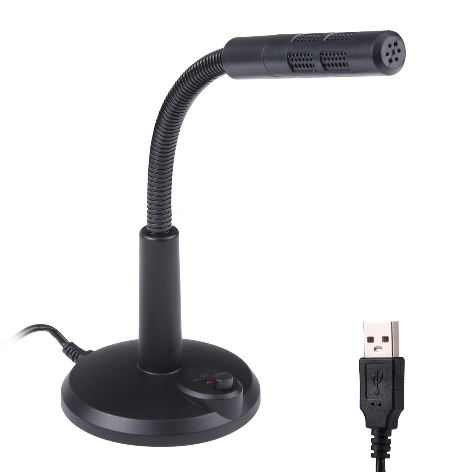 Usb Computer Microphone - Plug And Play - Black-1915196753523642376