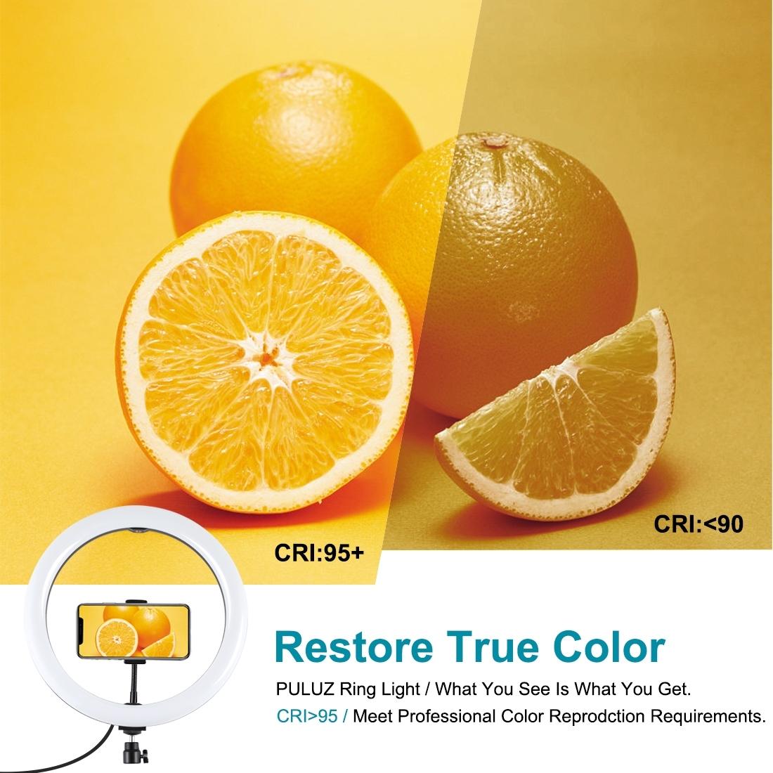 11.8 Led Ring Light Kit With Tripod & Dual Phone Brackets - 3 Modes Dual Colour Temperature Curved Surface Type-C - Black-1915196511776542727
