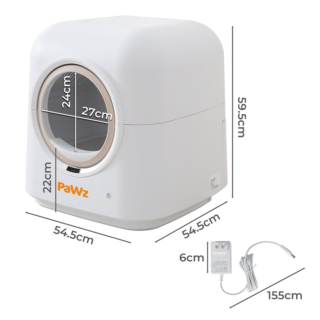 PaWz Smart Cat Litter Box Automatic-1942352769562316802