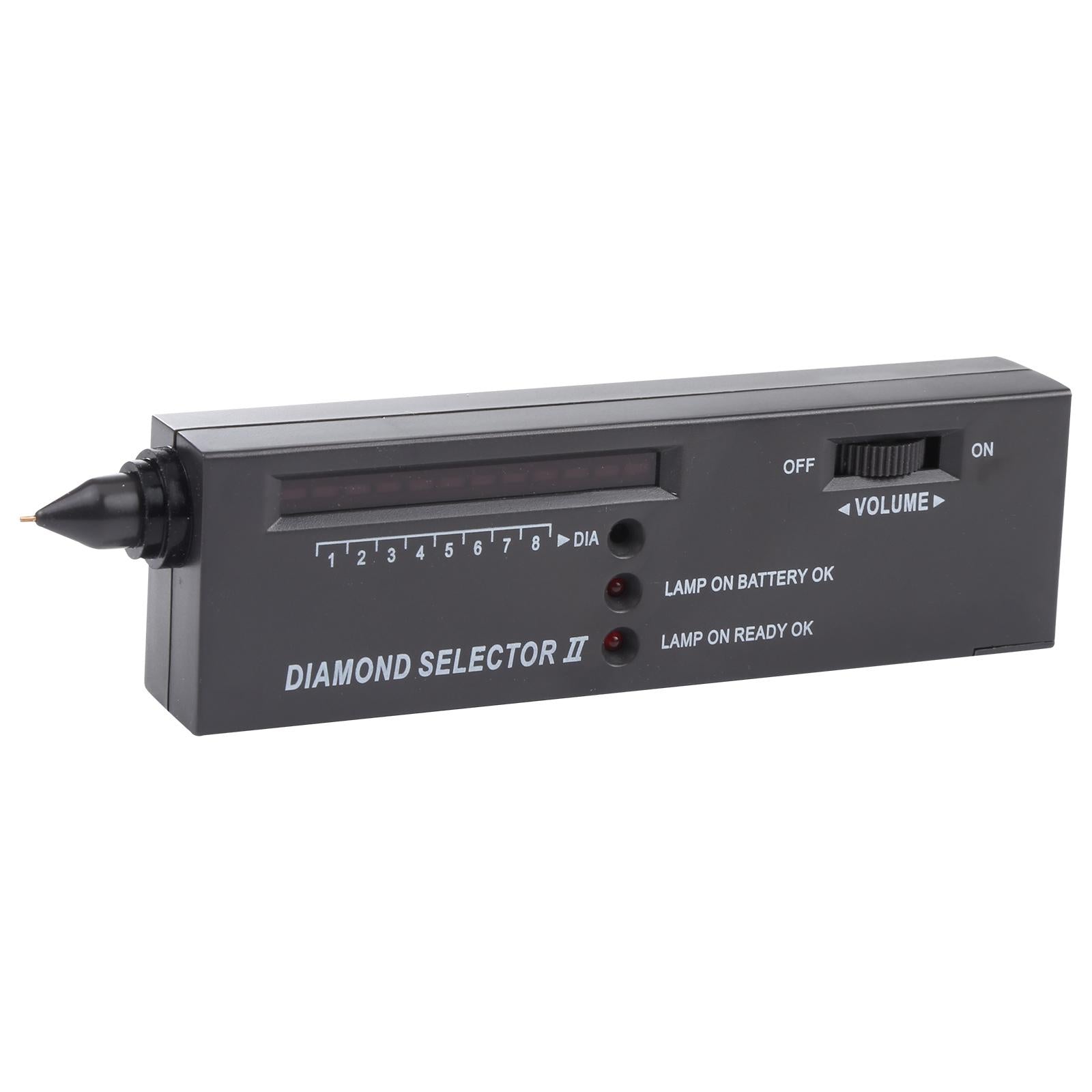 Led Diamond Selector With Battery Indicator - Black-1915197989165600769