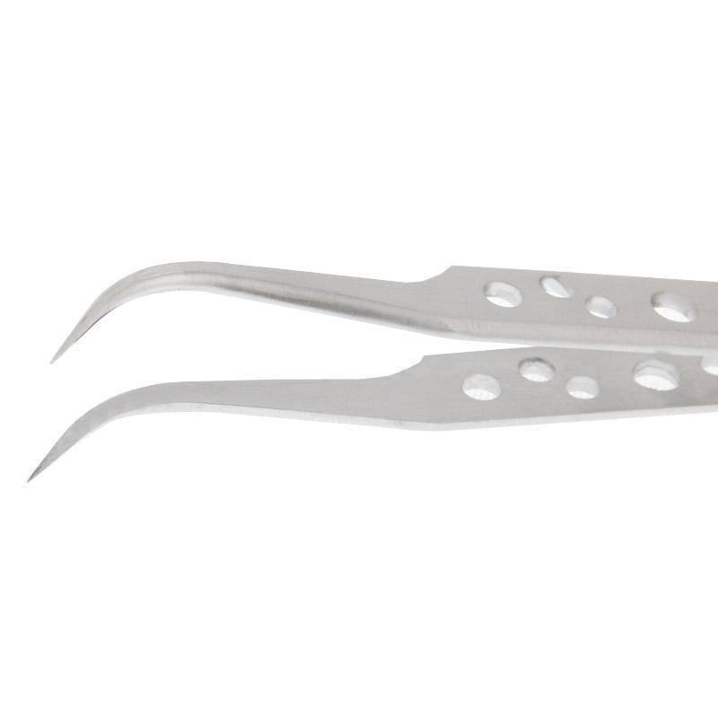 Curved Steel Tweezers - High Hardness Anti-Magnetic Anti-Acid-1915196980666175493