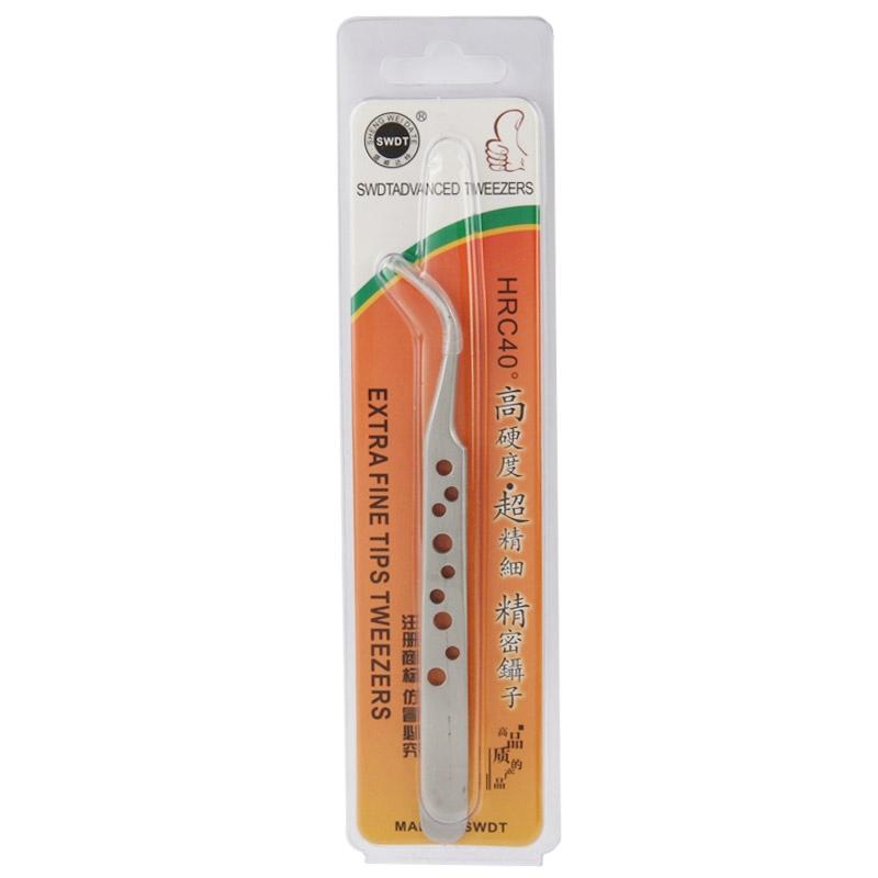 Curved Steel Tweezers - High Hardness Anti-Magnetic Anti-Acid-1915196980666175494
