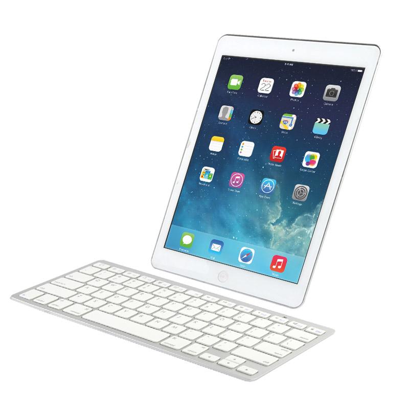 Ultra-Thin Bluetooth Keyboard For Ipad Air / Mini Iphone Ps3 - White-1915197632926584833
