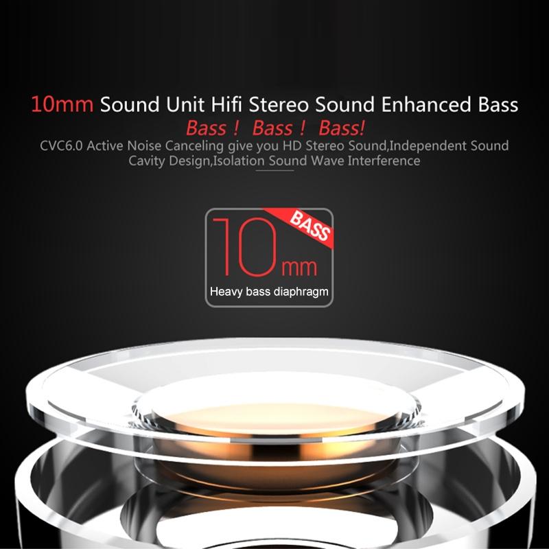 Red Dacom Athlete Bluetooth Earphones With Mic - Sport Running Stereo-1915196589887066114