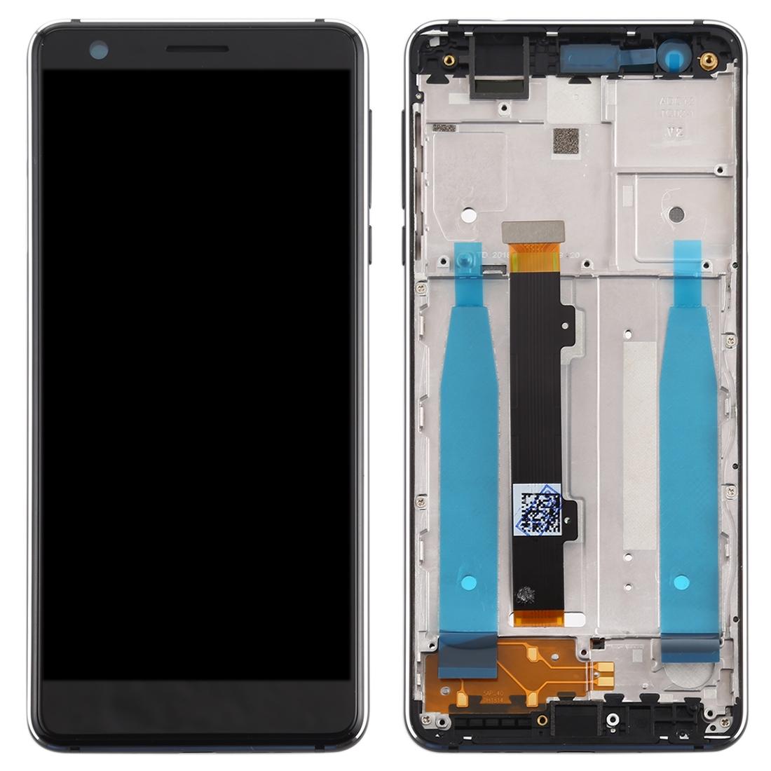 Replacement Lcd Screen For Nokia 3.1 With Frame And Side Keys-1915196578021380098