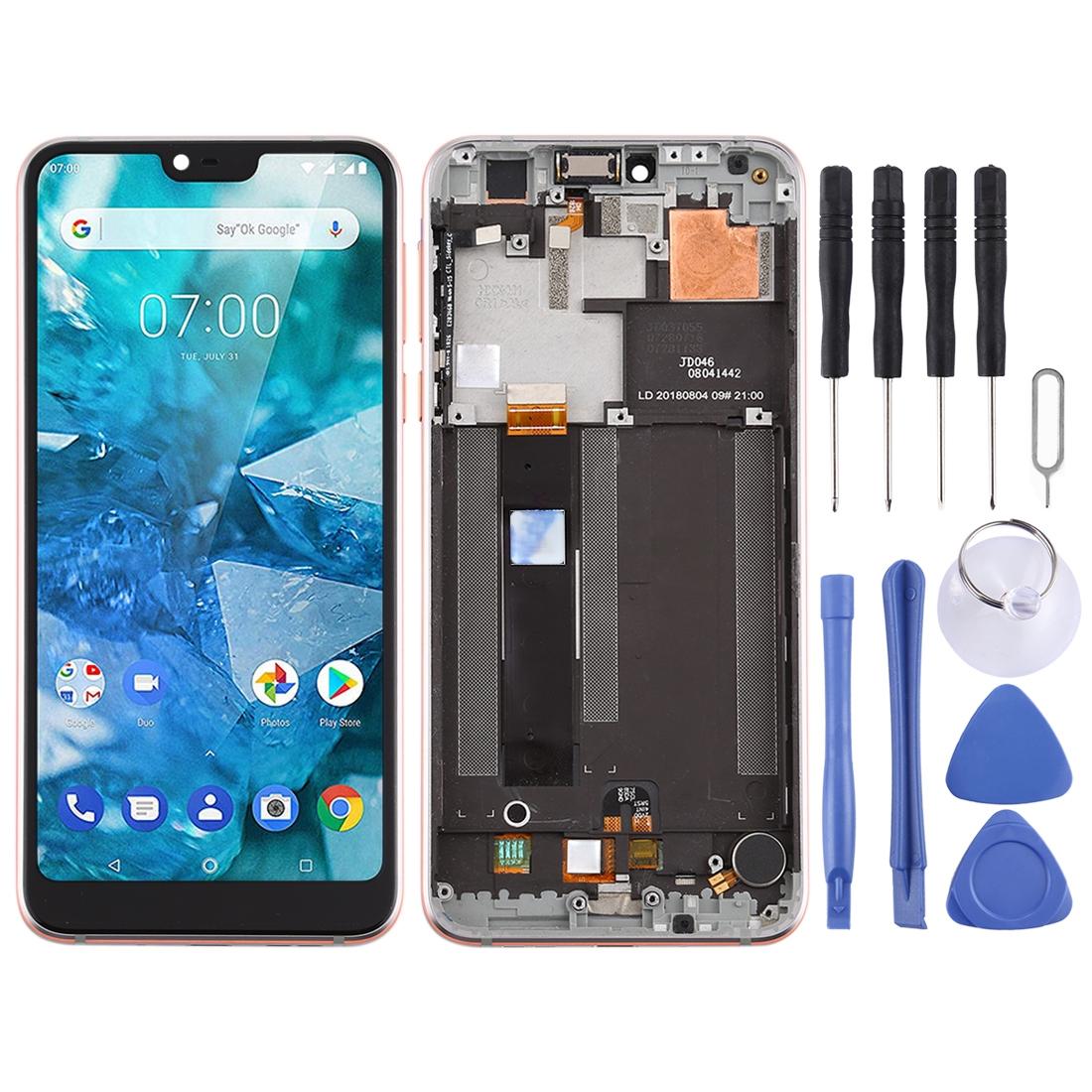 Replacement Lcd Screen For Nokia 7.1 With Frame-1915196586162524166