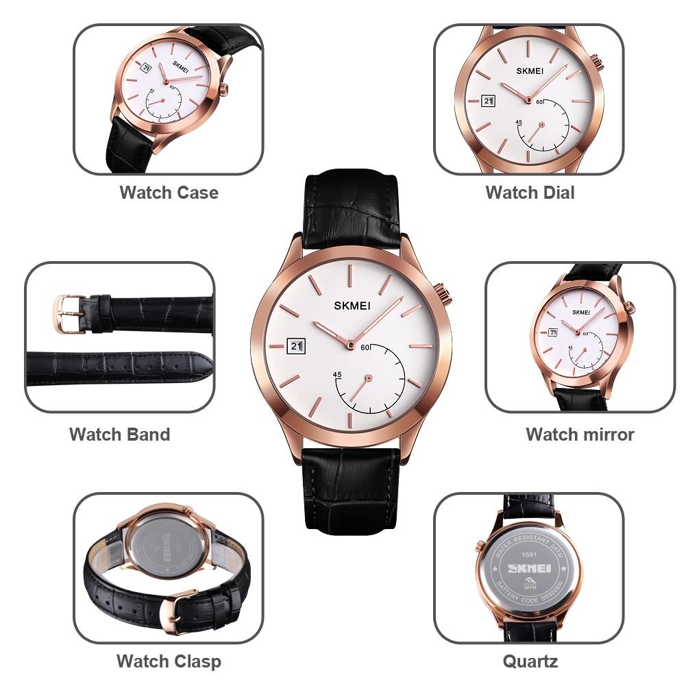 Stylish Waterproof Men Quartz Watch With Silver Steel Band-1915196536514547715